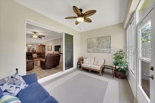 1528 Highland Park Dr, Clearwater, FL 33756 - sunroom featuring french doors