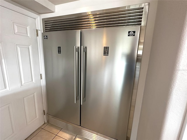 3654 Corsair Ct, New Port Richey, FL 34652 - detailed view of stainless steel built in fridge