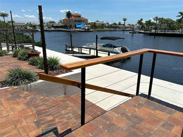 3654 Corsair Ct, New Port Richey, FL 34652 - dock with a water view