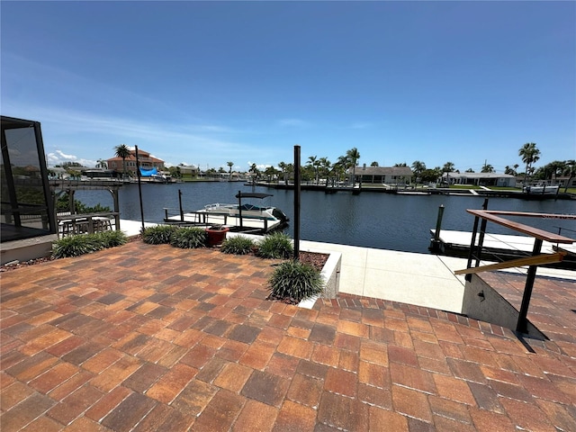 3654 Corsair Ct, New Port Richey, FL 34652 - dock featuring a water view