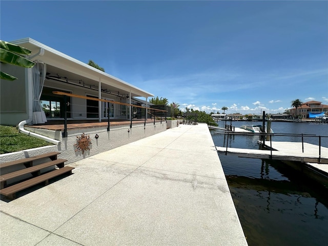 3654 Corsair Ct, New Port Richey, FL 34652 - dock area with a water view