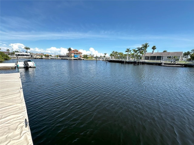 3654 Corsair Ct, New Port Richey, FL 34652 - dock area featuring a water view