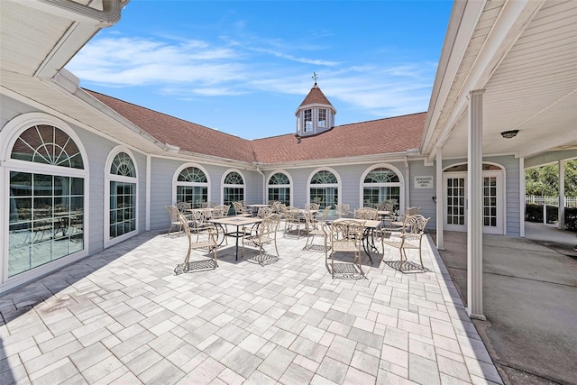 14181 Cornewall Ln, Spring Hill, FL 34609 - view of patio / terrace featuring outdoor dining area