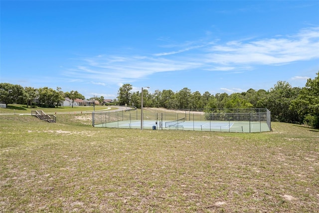14181 Cornewall Ln, Spring Hill, FL 34609 - view of home's community featuring a tennis court