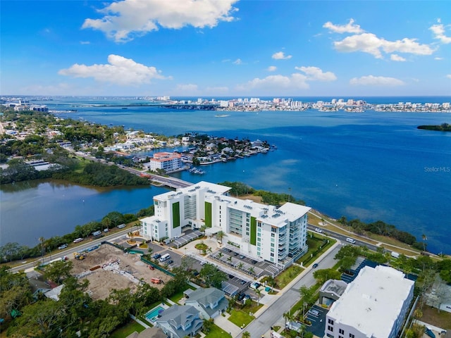 1020 Sunset Point Rd Unit 410, Clearwater, FL 33756 - drone / aerial view of a nearby body of water