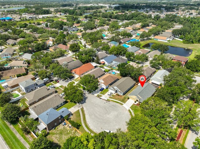 11726 S Stone Ln, Riverview, FL 33569 - aerial overview of property's location with nearby suburban area and a large body of water