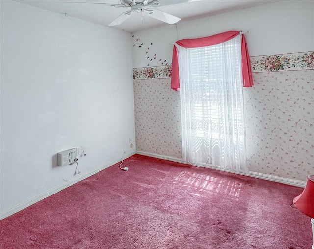 502 Chilt Dr, Brandon, FL 33510 - unfurnished room featuring carpet floors and ceiling fan