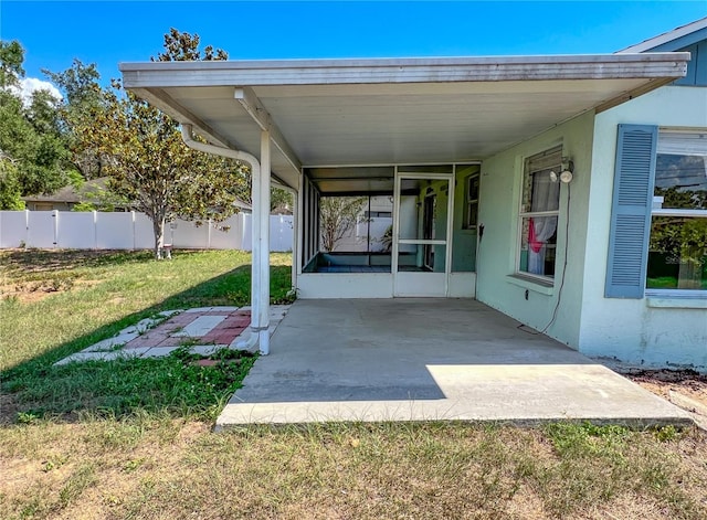 502 Chilt Dr, Brandon, FL 33510 - view of patio / terrace featuring an attached carport