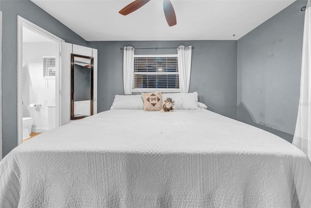 4726 W Fairview Hts, Tampa, FL 33616 - bedroom featuring ensuite bath and ceiling fan