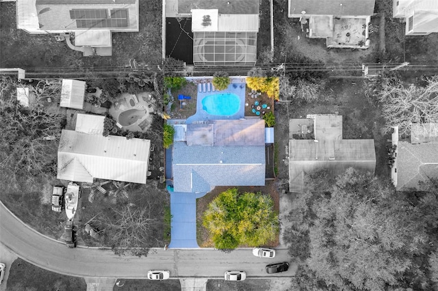 3485 Floral Dr, Largo, FL 33771 - drone / aerial view of a pool