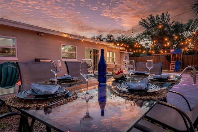 3485 Floral Dr, Largo, FL 33771 - view of patio with outdoor dining space