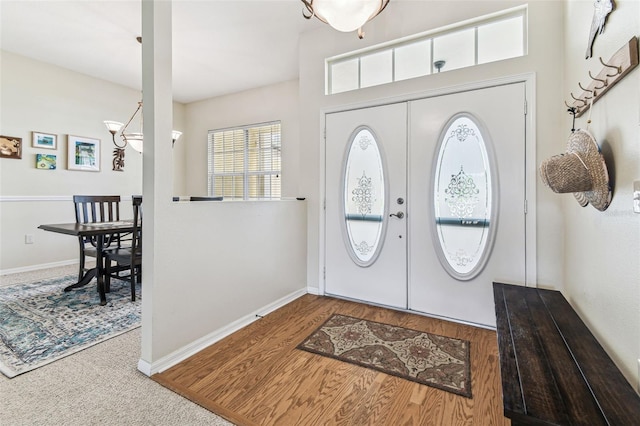 10306 Shalimar Wood Dr, Thonotosassa, FL 33592 - foyer featuring baseboards