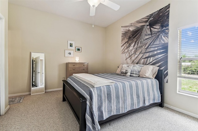 10306 Shalimar Wood Dr, Thonotosassa, FL 33592 - carpeted bedroom featuring baseboards and ceiling fan