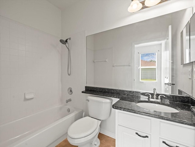 6127 Cezanne Ave, Lutz, FL 33558 - full bath featuring vanity, toilet, and shower / tub combination