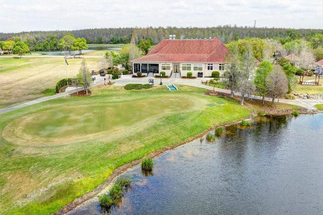 6127 Cezanne Ave, Lutz, FL 33558 - view of subject property with a forest and a large body of water