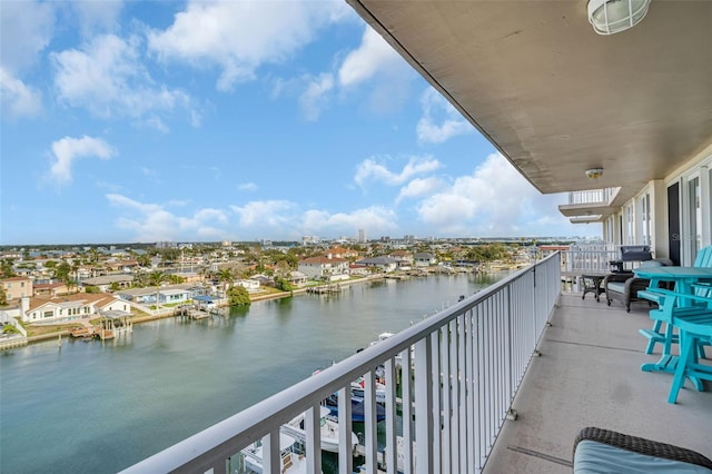 223 Island Way Unit 7F, Clearwater Beach, FL 33767 - balcony with a water view