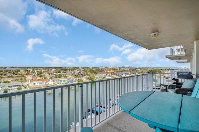 223 Island Way Unit 7F, Clearwater Beach, FL 33767 - balcony featuring a water view