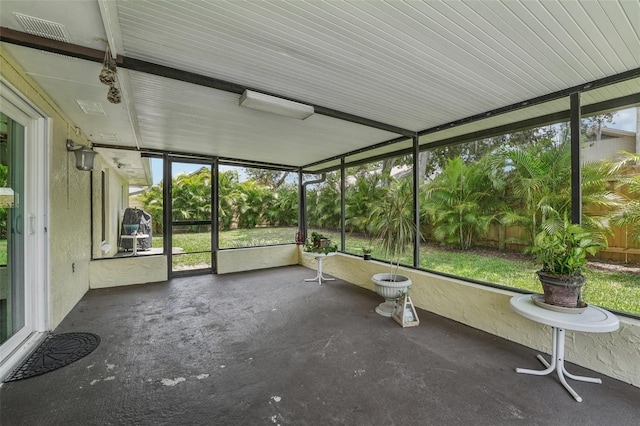 15005 Roundup Dr, Tampa, FL 33624 - view of unfurnished sunroom