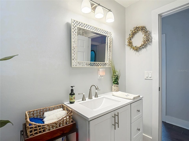 1014 Sylvia Ln, Tampa, FL 33613 - bathroom featuring vanity and baseboards