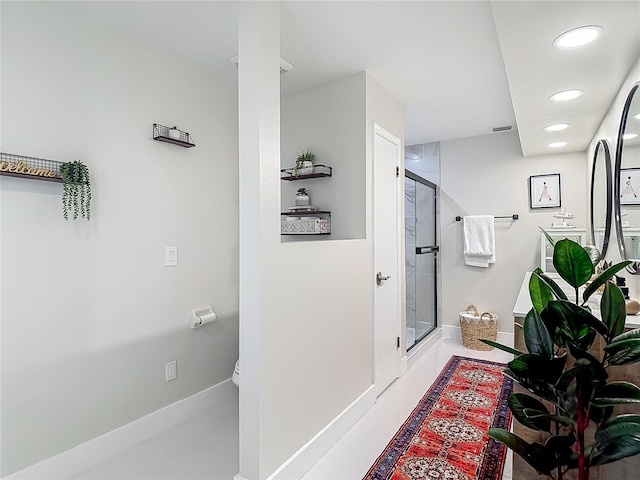 1014 Sylvia Ln, Tampa, FL 33613 - hall with recessed lighting and baseboards