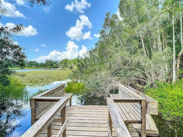 1014 Sylvia Ln, Tampa, FL 33613 - dock area with a water view