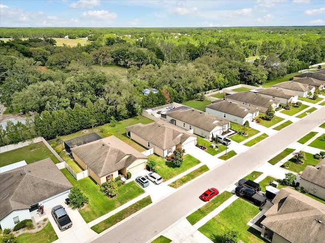 12428 Chaya Ct, Spring Hill, FL 34610 - aerial view of residential area with a forest