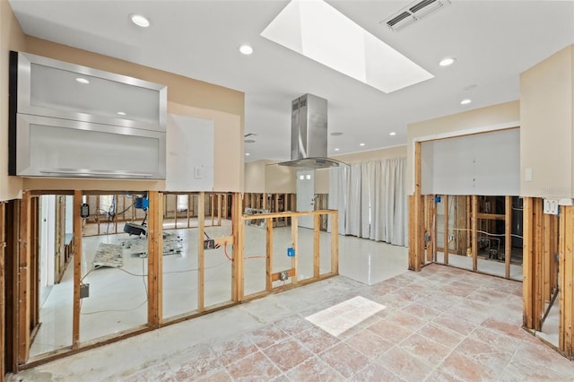 3226 Gardenia Dr, Hernando Beach, FL 34607 - below grade area featuring recessed lighting