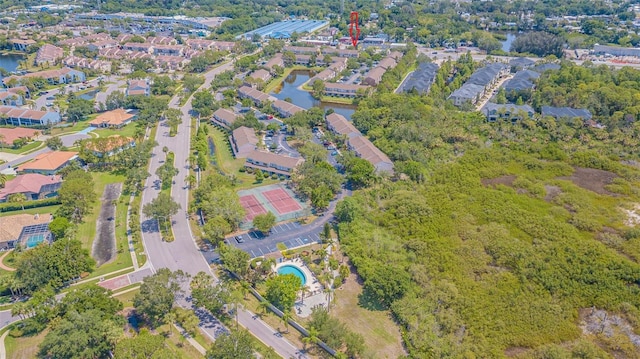 6229 Bayside Key Dr, Tampa, FL 33615 - aerial overview of property's location with a nearby body of water and nearby suburban area