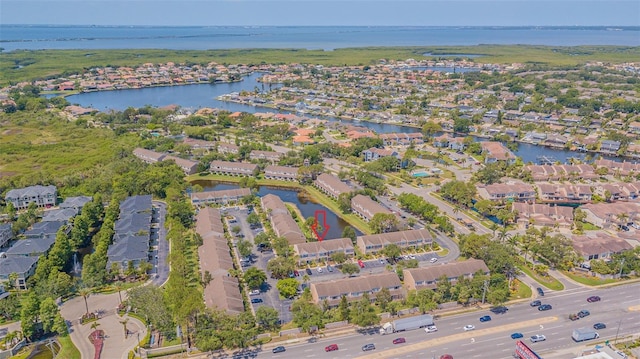 6229 Bayside Key Dr, Tampa, FL 33615 - aerial overview of property's location with a large body of water and nearby suburban area