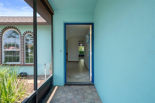 8332 Berkeley Manor Blvd, Spring Hill, FL 34606 - entrance to property with stucco siding