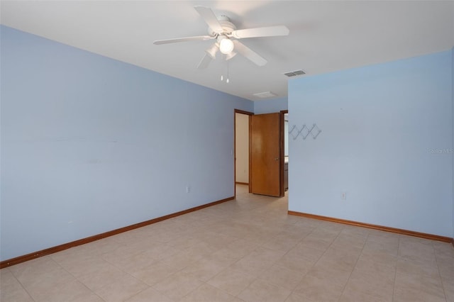 8332 Berkeley Manor Blvd, Spring Hill, FL 34606 - empty room featuring baseboards and ceiling fan