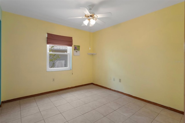 8332 Berkeley Manor Blvd, Spring Hill, FL 34606 - spare room with ceiling fan and baseboards