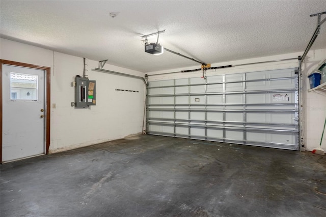8332 Berkeley Manor Blvd, Spring Hill, FL 34606 - garage featuring electric panel and a garage door opener