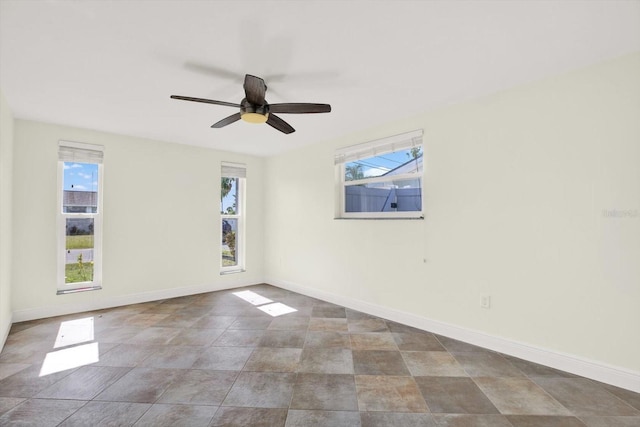 13926 Darlene Ave, Hudson, FL 34667 - empty room with baseboards and ceiling fan