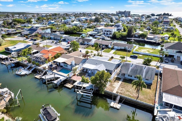 13926 Darlene Ave, Hudson, FL 34667 - aerial view of residential area with a large body of water