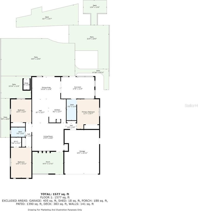 13926 Darlene Ave, Hudson, FL 34667 - property floor plan