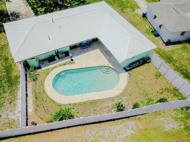 1022 Greenbriar Dr, Brandon, FL 33511 - view of subject property with a pool