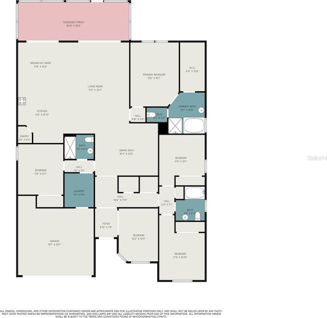 212 Shell Creek Ct, Apollo Beach, FL 33572 - home floor plan