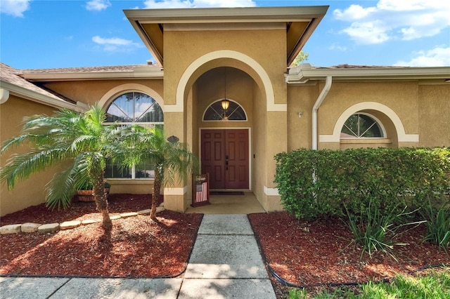 4418 River Overlook Dr, Valrico, FL 33596 - entrance to property featuring stucco siding