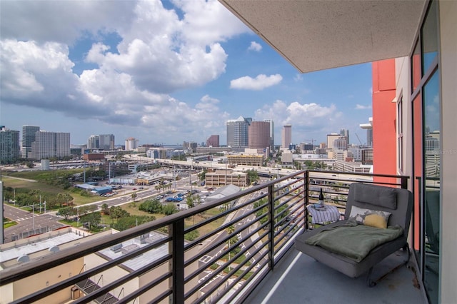 1120 E Kennedy Blvd Unit 1512, Tampa, FL 33602 - balcony featuring a city view