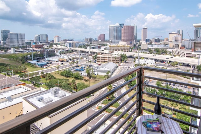 1120 E Kennedy Blvd Unit 1512, Tampa, FL 33602 - balcony with a view of skyline