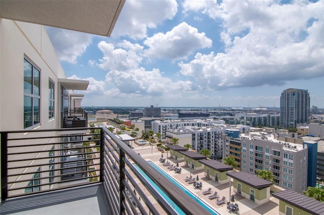 1120 E Kennedy Blvd Unit 1512, Tampa, FL 33602 - balcony with a view of city
