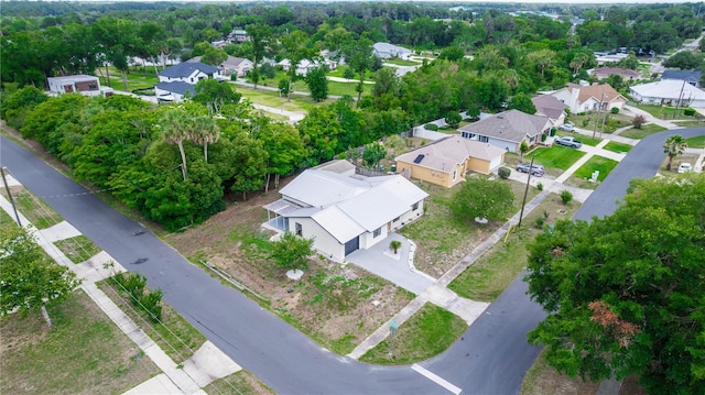 1161 Orangewood Ave, Deland, FL 32724 - aerial view of property and surrounding area with nearby suburban area