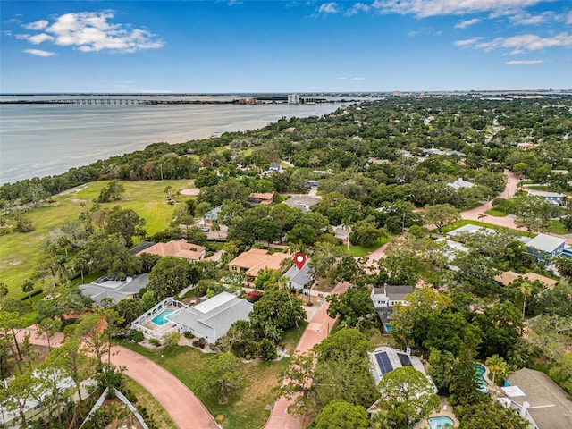 1470 Serpentine Dr S, Saint Petersburg, FL 33705 - view of property location with a nearby body of water, a notable bridge, and nearby suburban area