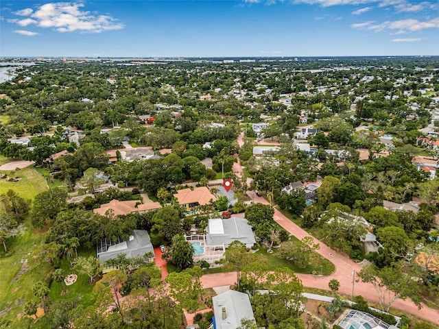 1470 Serpentine Dr S, Saint Petersburg, FL 33705 - aerial perspective of suburban area