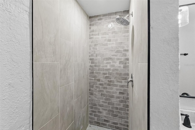 1470 Serpentine Dr S, Saint Petersburg, FL 33705 - bathroom featuring a tile shower