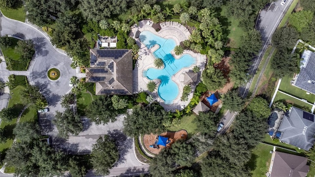 12746 Standbridge Dr, Riverview, FL 33579 - aerial view of property's location featuring a pool area
