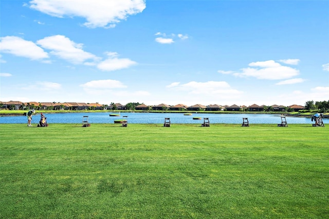 12672 Fontana Loop, Bradenton, FL 34211 - view of property's community featuring a residential view, a yard, and a water view