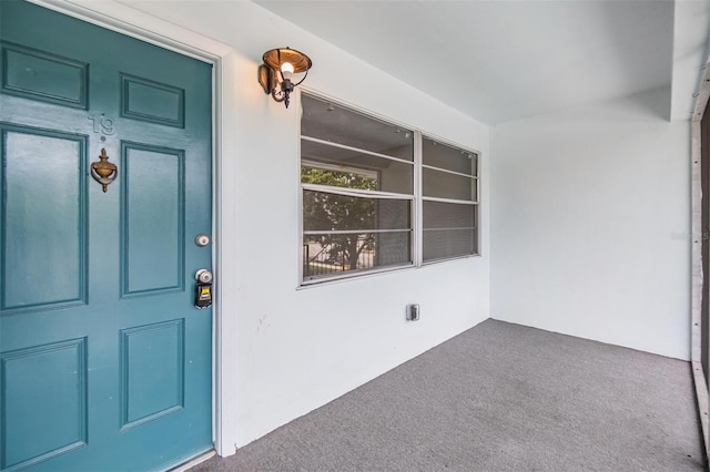 1485 Lakeview Rd Unit 19, Clearwater, FL 33756 - property entrance with stucco siding