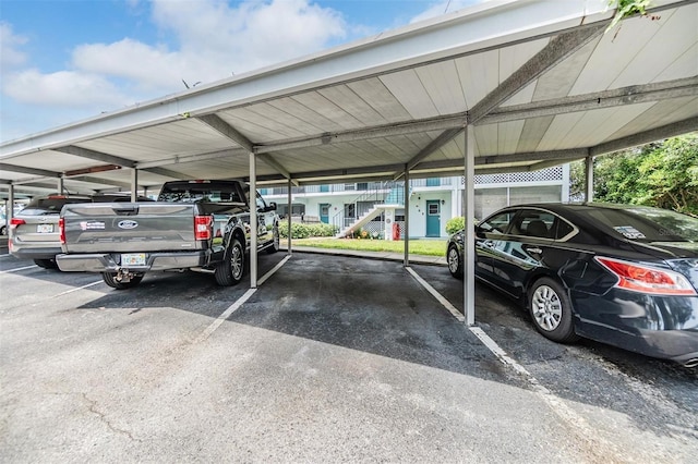 1485 Lakeview Rd Unit 19, Clearwater, FL 33756 - covered parking lot with stairway